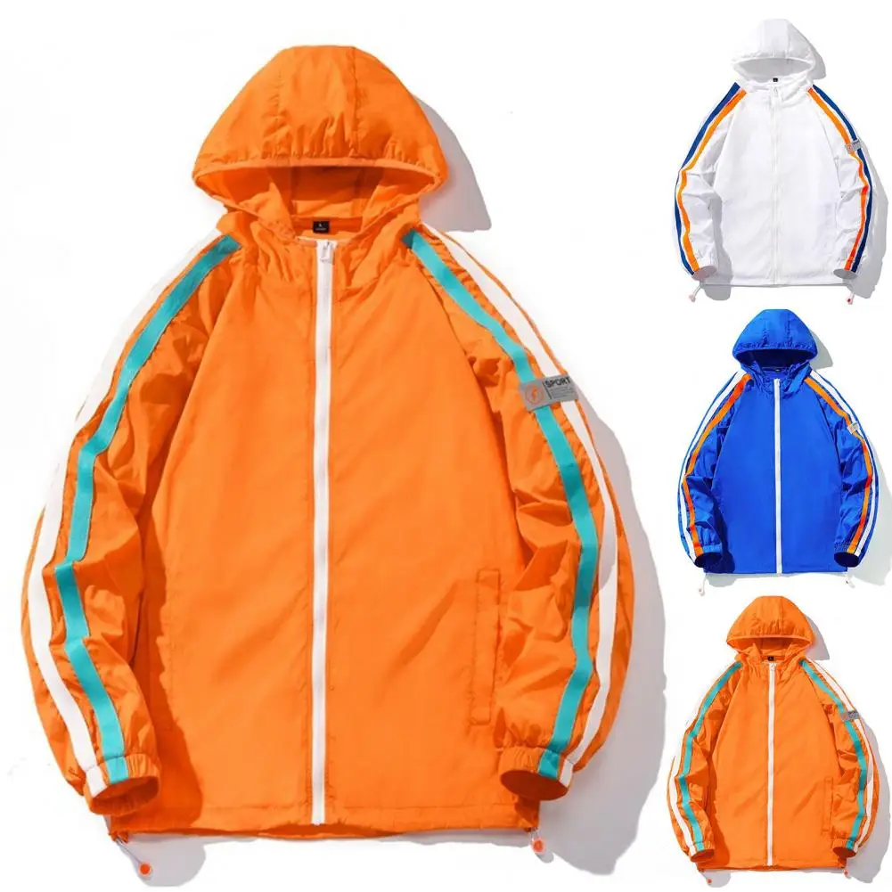 Spring Autumn Sun Protection Coat Color Block Hooded Long Sleeve Anti-UV Elastic Cuff Jacket for Outdoor
Spring Autumn Sun Protection Coat Color Block Hooded Long Sleeve Anti-UV Elastic Cuff Jacket for Outdoor