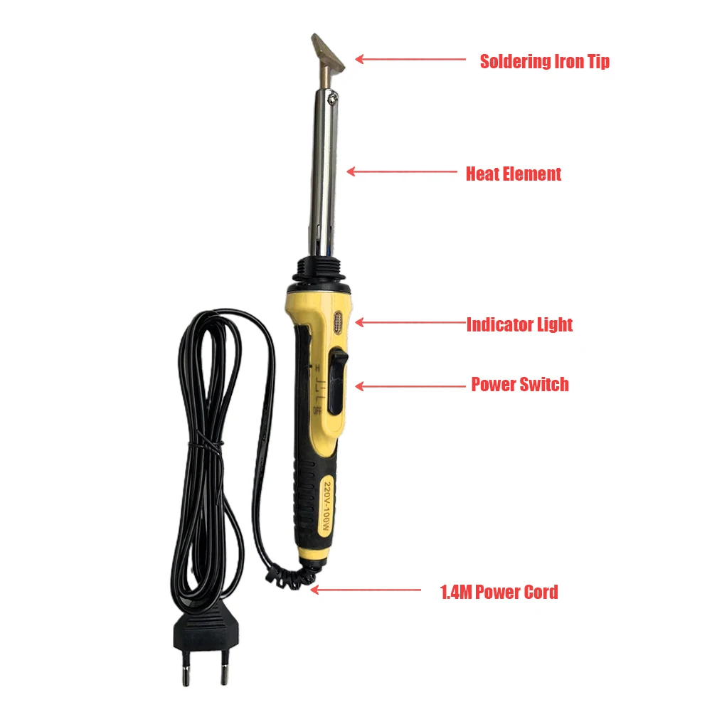 Iron Welding Electric Soldering Iron 110V-220V 230mm/9.06inch Accessories For Bumper Kayak Gold&black Replacement
Iron Welding Electric Soldering Iron 110V-220V 230mm/9.06inch Accessories For Bumper Kayak Gold&black Replacement