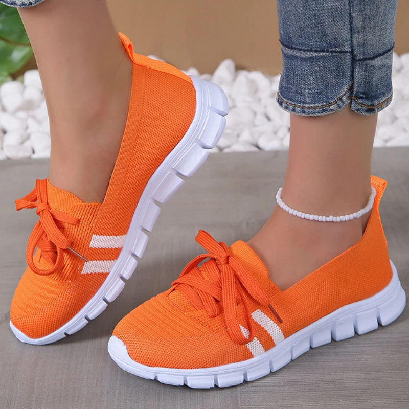 Women's Lace-up Sneakers Round Toe Comfortable Walking Loafer Lightweight Shoes Casual Trainers Zapatilla Deportiva Mujer
Women's Lace-up Sneakers Round Toe Comfortable Walking Loafer Lightweight Shoes Casual Trainers Zapatilla Deportiva Mujer