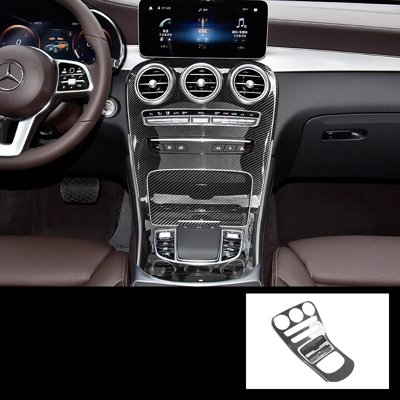 ABS углеродное волокно для Mercedes Benz C Class C200 C260 C300 2019-2021, внутренняя полоса автомобиля, центральная консоль, панель передач, автомобильные аксессуары
ABS углеродное волокно для Mercedes Benz C Class C200 C260 C300 2019-2021, внутренняя полоса автомобиля, центральная консоль, панель передач, автомобильные аксессуары