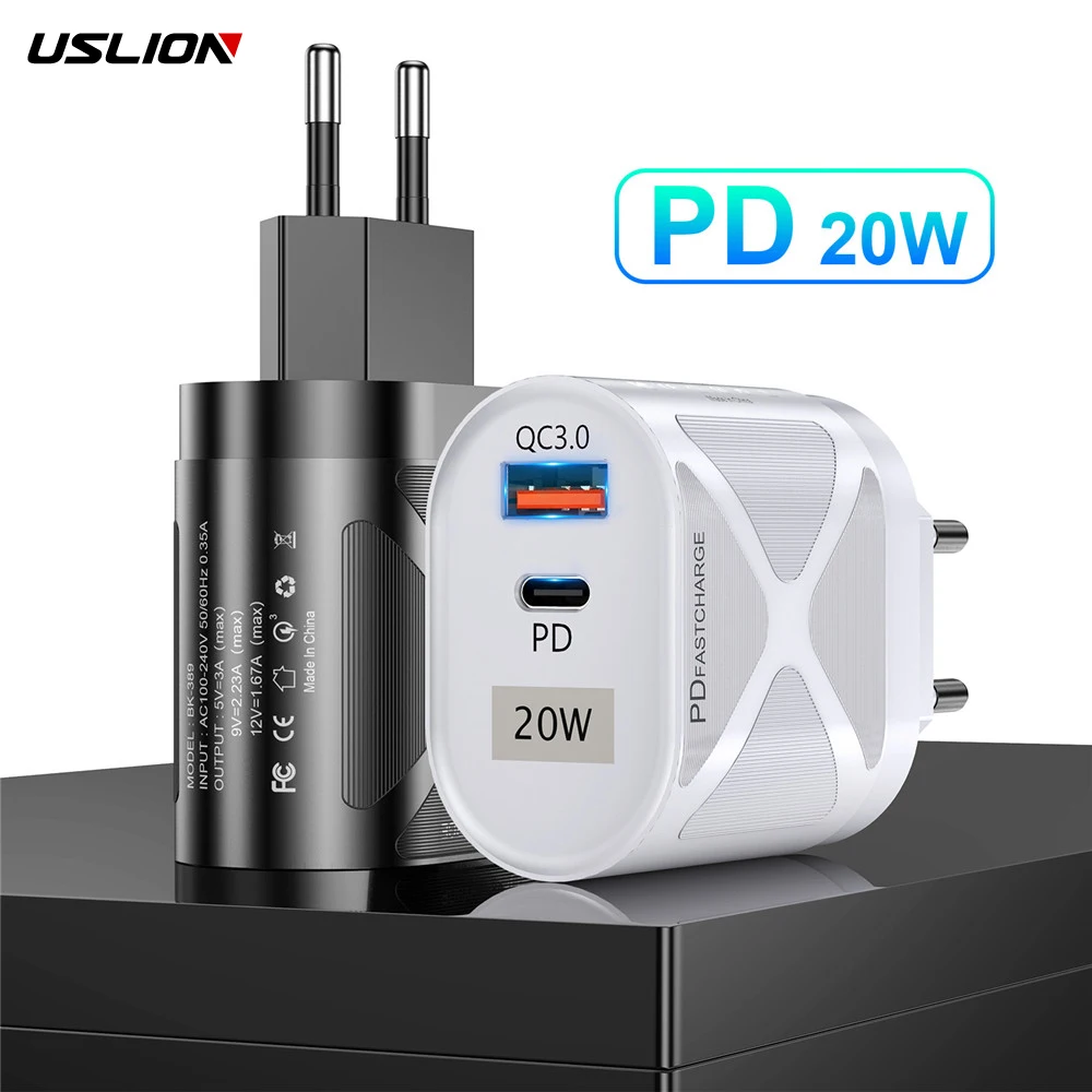 Зарядное устройство USB USLION PD 20 Вт для iPhone 13, iPad, Airpods, Xiaomi, Samsung, адаптер быстрой зарядки телефона QC 3,0, зарядное устройство USB C, вилка для ЕС, США, ...
Зарядное устройство USB USLION PD 20 Вт для iPhone 13, iPad, Airpods, Xiaomi, Samsung, адаптер быстрой зарядки телефона QC 3,0, зарядное устройство USB C, вилка для ЕС, США, ...