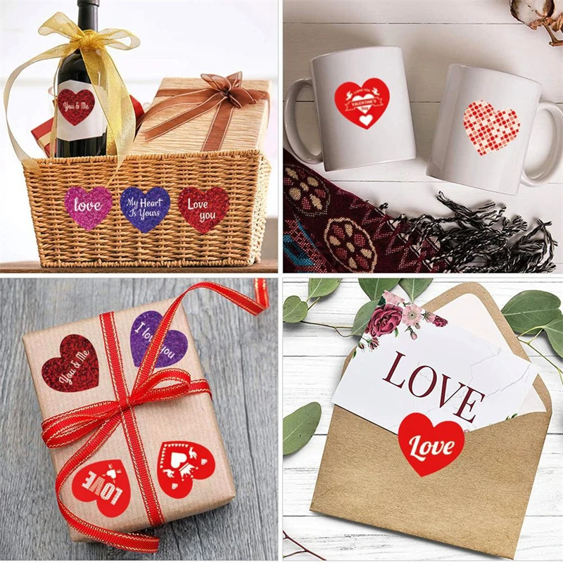 500pcs/roll Valentine's Day Sticker I LOVE YOU Heart Stickers Sealing Labels Stickers Packaging Box Wedding Birthday Stationary
500pcs/roll Valentine's Day Sticker I LOVE YOU Heart Stickers Sealing Labels Stickers Packaging Box Wedding Birthday Stationary