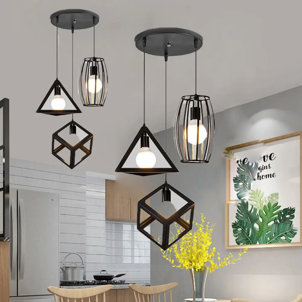 Modern Metal Style 3 Way Pendant Lights Diamond Shape Hanging Lights Bar Dining Room Indoor Lighting
Modern Metal Style 3 Way Pendant Lights Diamond Shape Hanging Lights Bar Dining Room Indoor Lighting