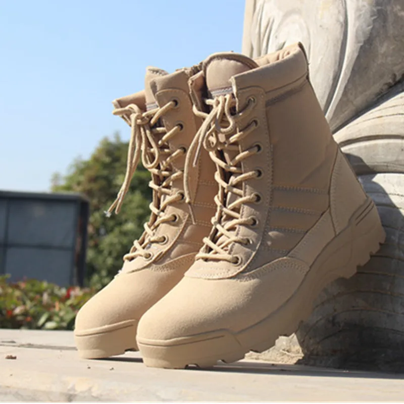 Men Military Boot Tactical Size 36-46 Boots Army Male Work Safety Shoes Breathe Freely For Motocycle Outdoor CS
Men Military Boot Tactical Size 36-46 Boots Army Male Work Safety Shoes Breathe Freely For Motocycle Outdoor CS