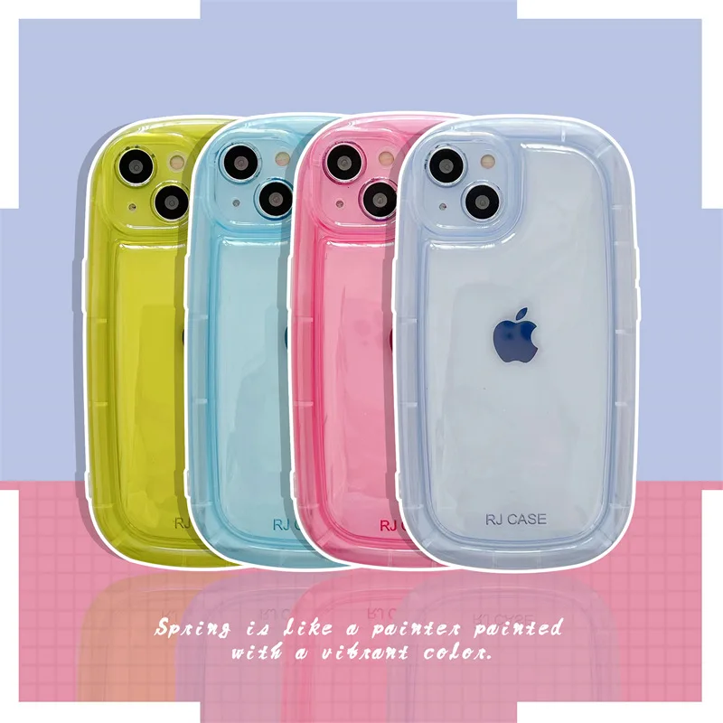 Simple AirBag Transparent Candy Soap Phone Case Cover for IPhone 11 12 13 14 Pro X XR XS Max Shockproof Case for IPhone 14 Cases
Simple AirBag Transparent Candy Soap Phone Case Cover for IPhone 11 12 13 14 Pro X XR XS Max Shockproof Case for IPhone 14 Cases