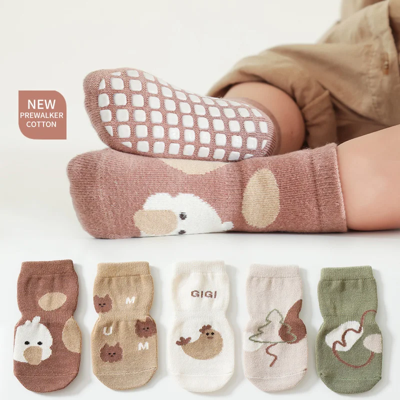 New Cartoon Kids Socks for Girls Boys Cotton Toddler Infant Anti-Slip Floor Sock Autumn Winter Newborn Baby Accessories 0-5Years
New Cartoon Kids Socks for Girls Boys Cotton Toddler Infant Anti-Slip Floor Sock Autumn Winter Newborn Baby Accessories 0-5Years