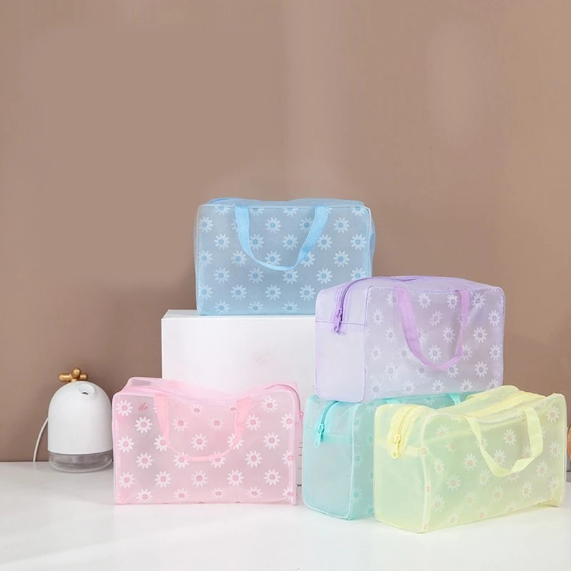 Translucent Handbag Organizer Makeup Travel Cosmetic Bag Waterproof PVC Toiletry Kits Bathroom Storage Wash Bag Daisy Handbag
Translucent Handbag Organizer Makeup Travel Cosmetic Bag Waterproof PVC Toiletry Kits Bathroom Storage Wash Bag Daisy Handbag