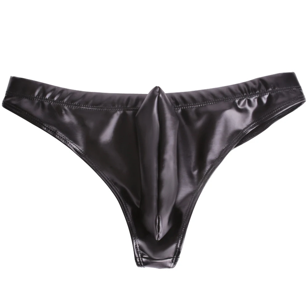 Men Tight Stretch Briefs Upturned Lingerie Faux Leather Thong Big Pouch Panties Breathable Soft Underpants Passion Panties
Men Tight Stretch Briefs Upturned Lingerie Faux Leather Thong Big Pouch Panties Breathable Soft Underpants Passion Panties