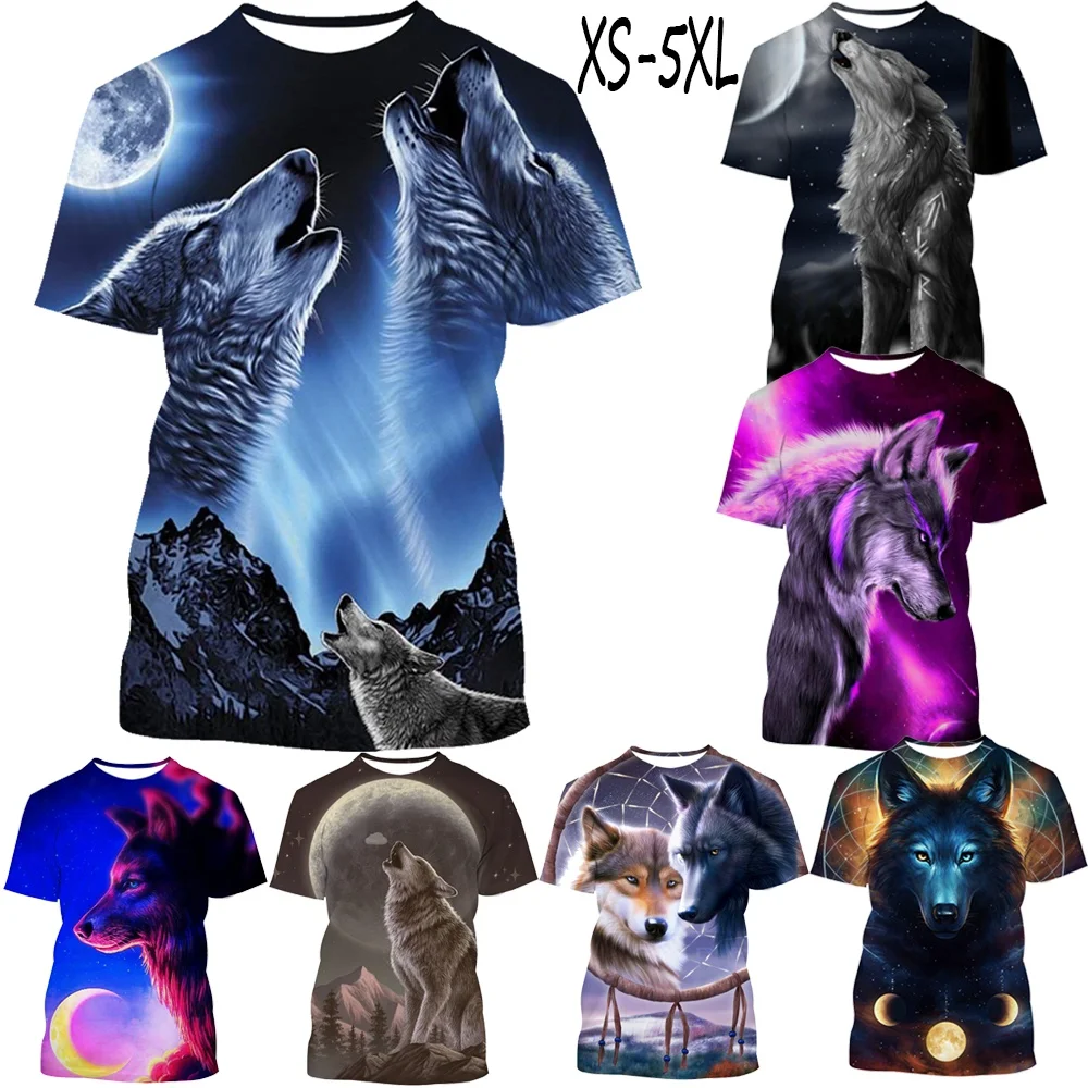 3D T-shirt Men 3d Printing Fashion Cool Wolf Print Short Sleeve T-shirt Men's Casual Sports T-shirt
3D T-shirt Men 3d Printing Fashion Cool Wolf Print Short Sleeve T-shirt Men's Casual Sports T-shirt