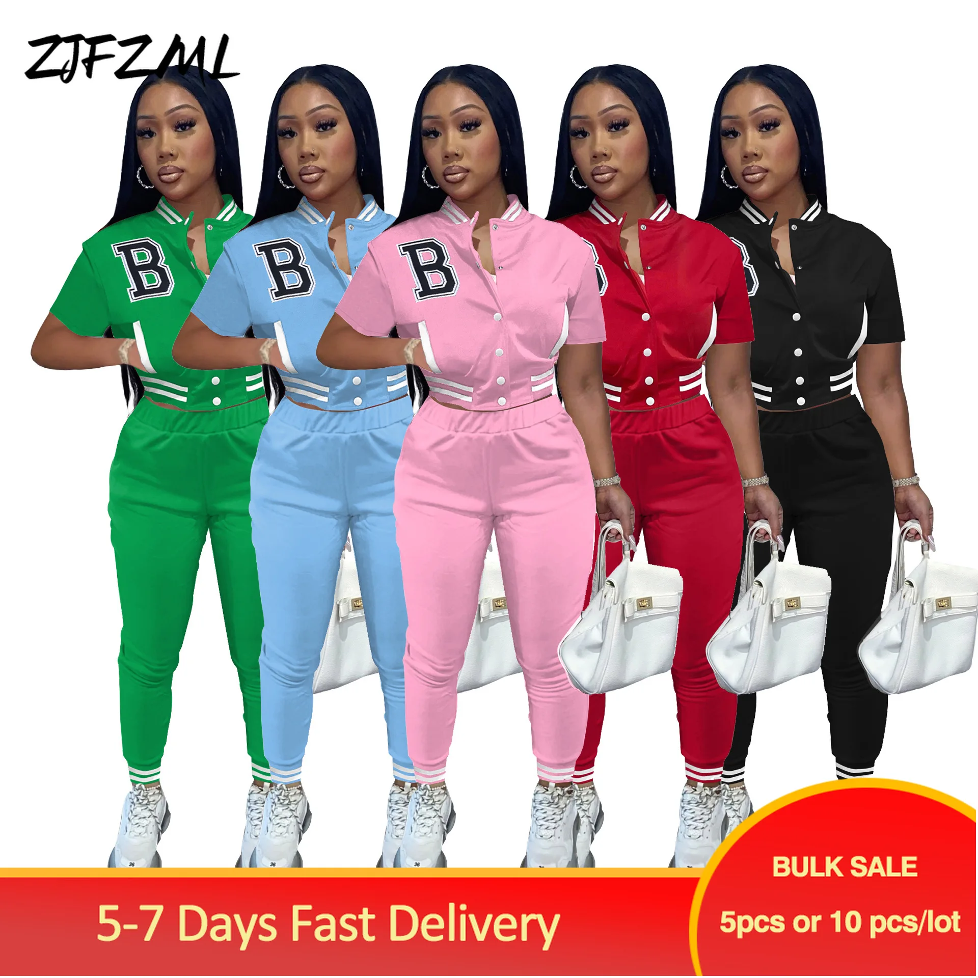 Bulk Items Wholesale Lots College Style Two Piece Lounge Sets Botton Down Short Sleeve Sweatshirt with Sporty Running Pant Y2K
Bulk Items Wholesale Lots College Style Two Piece Lounge Sets Botton Down Short Sleeve Sweatshirt with Sporty Running Pant Y2K
