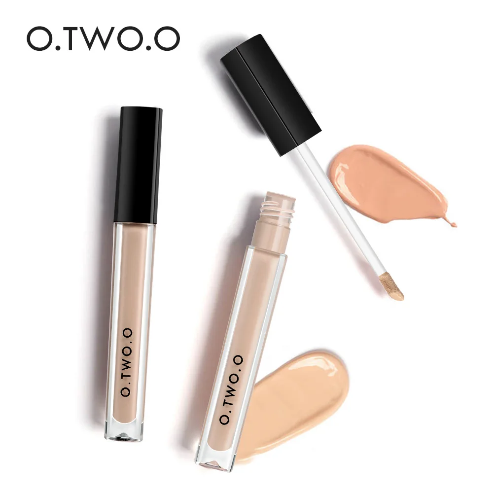 

O.TWO.O 4 Colors Makeup Concealer Liquid Convenient Full Coverage Eye Dark Circles Blemish New Dark Skin Face Contour Cosmetics