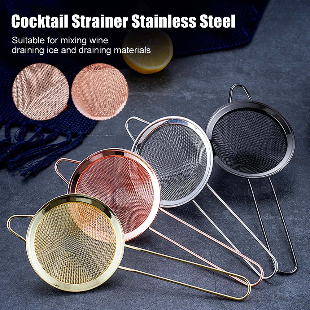 Cocktail Strainer Stainless Steel Conical Strainer Fine Mesh Cocktail Filter Sieve with Long Handle Coffee Strainer Bar Tools
Cocktail Strainer Stainless Steel Conical Strainer Fine Mesh Cocktail Filter Sieve with Long Handle Coffee Strainer Bar Tools
