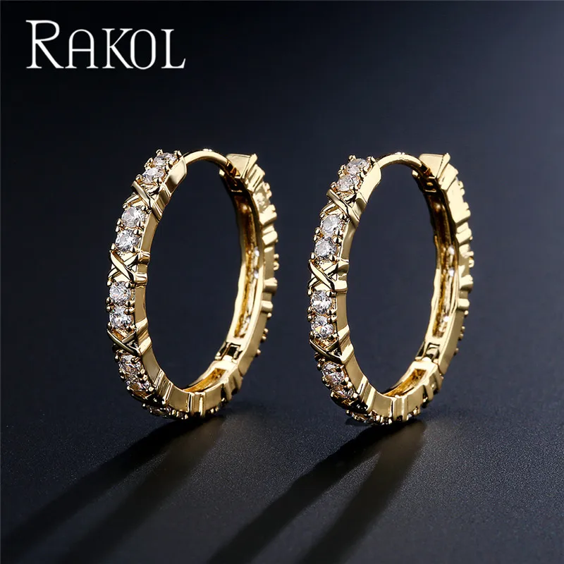 RAKOL 2022 New Micro Pave White Cubic Zirconia Big Circle Stud Earrings for Women Elegant Party Fashion Jewelry Anniversary Gift
RAKOL 2022 New Micro Pave White Cubic Zirconia Big Circle Stud Earrings for Women Elegant Party Fashion Jewelry Anniversary Gift