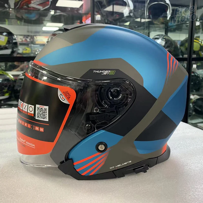 Capacete De Moto Retro MT Motorcycle Helmet 3/4 Open Face Double Sun Visor Motobike Accessories Casco Moto Protective Equipment
Capacete De Moto Retro MT Motorcycle Helmet 3/4 Open Face Double Sun Visor Motobike Accessories Casco Moto Protective Equipment
