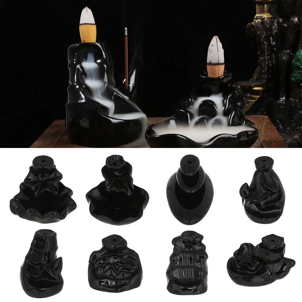 Gift Desktop Ornament Smoke Reflux Aromatherapy Backflow Censer Fragrance Holder Ceramic Tower Incense Burners
Gift Desktop Ornament Smoke Reflux Aromatherapy Backflow Censer Fragrance Holder Ceramic Tower Incense Burners