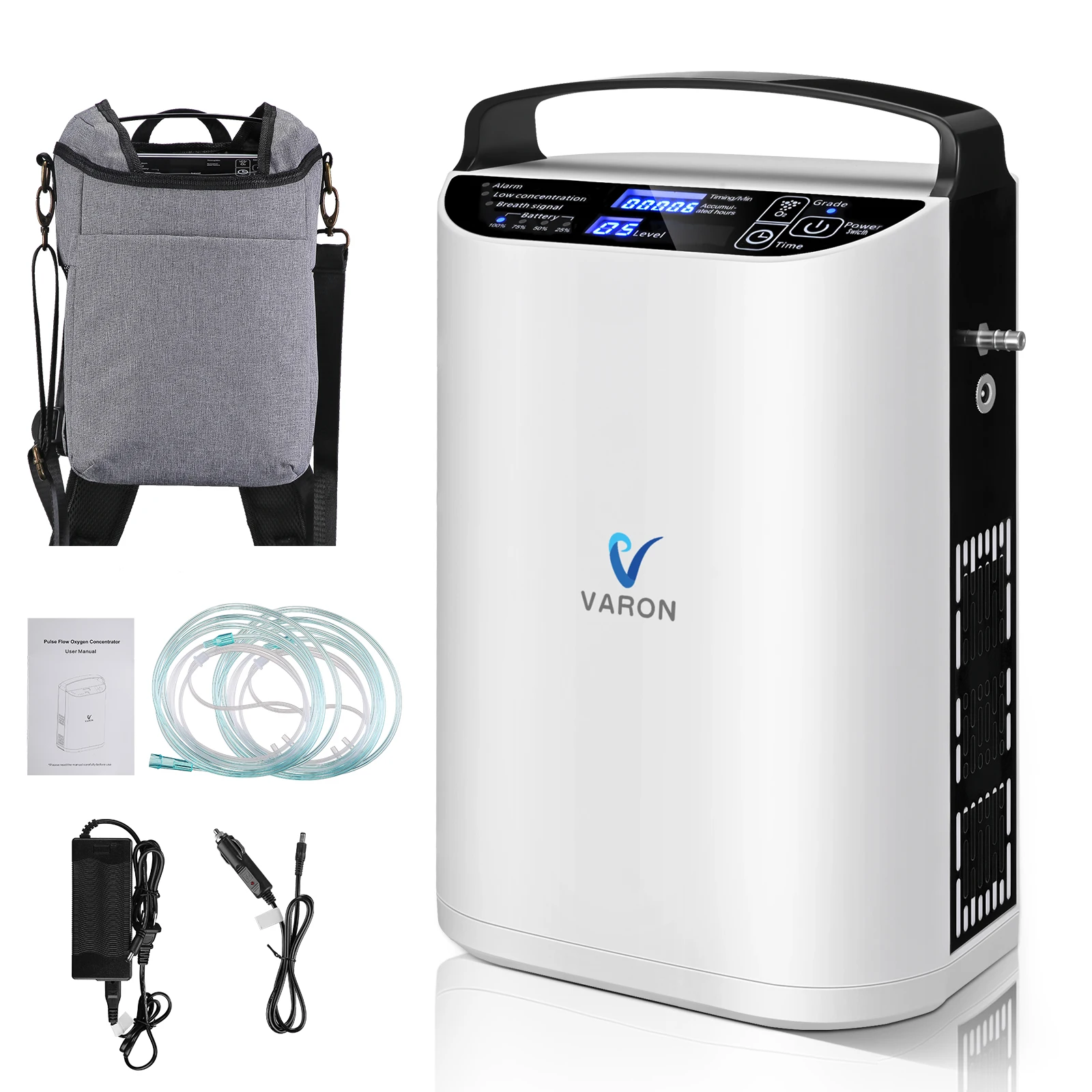 VARON 5L Pulse Flow Oxygent Concentrator For Medical Home Use Oxygent Machine Support Use In Car By Battery
VARON 5L Pulse Flow Oxygent Concentrator For Medical Home Use Oxygent Machine Support Use In Car By Battery