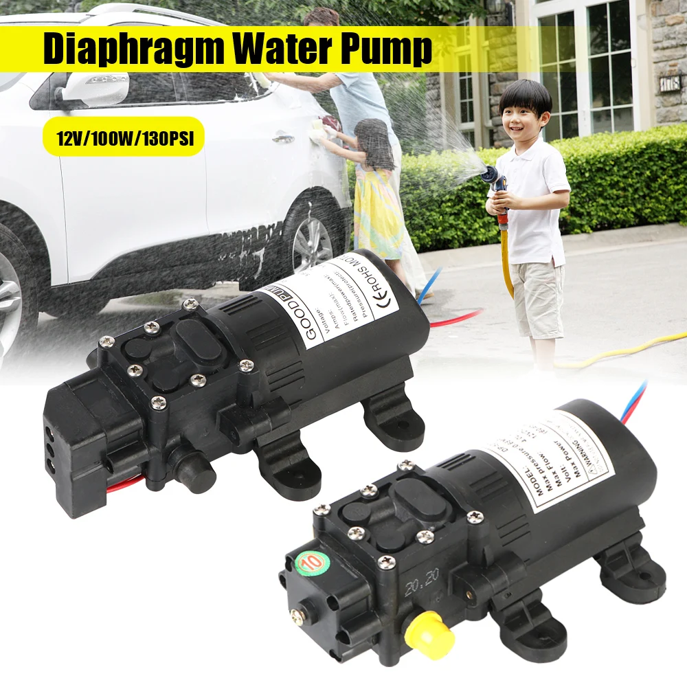 Micro High Pressure 12V 220V 130PSI Diaphragm Water Spray 5.5L/min Electric Water Pump Car Wash DP-537 Agricultural
Micro High Pressure 12V 220V 130PSI Diaphragm Water Spray 5.5L/min Electric Water Pump Car Wash DP-537 Agricultural