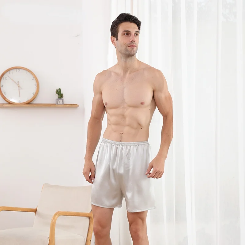 Discount 19 Momi Men's Silk Shorts Boxer Shorts 100 Mulberry Silk Beach Pants Comfortable And Breathable Can Be Worn Outside
Discount 19 Momi Men's Silk Shorts Boxer Shorts 100 Mulberry Silk Beach Pants Comfortable And Breathable Can Be Worn Outside