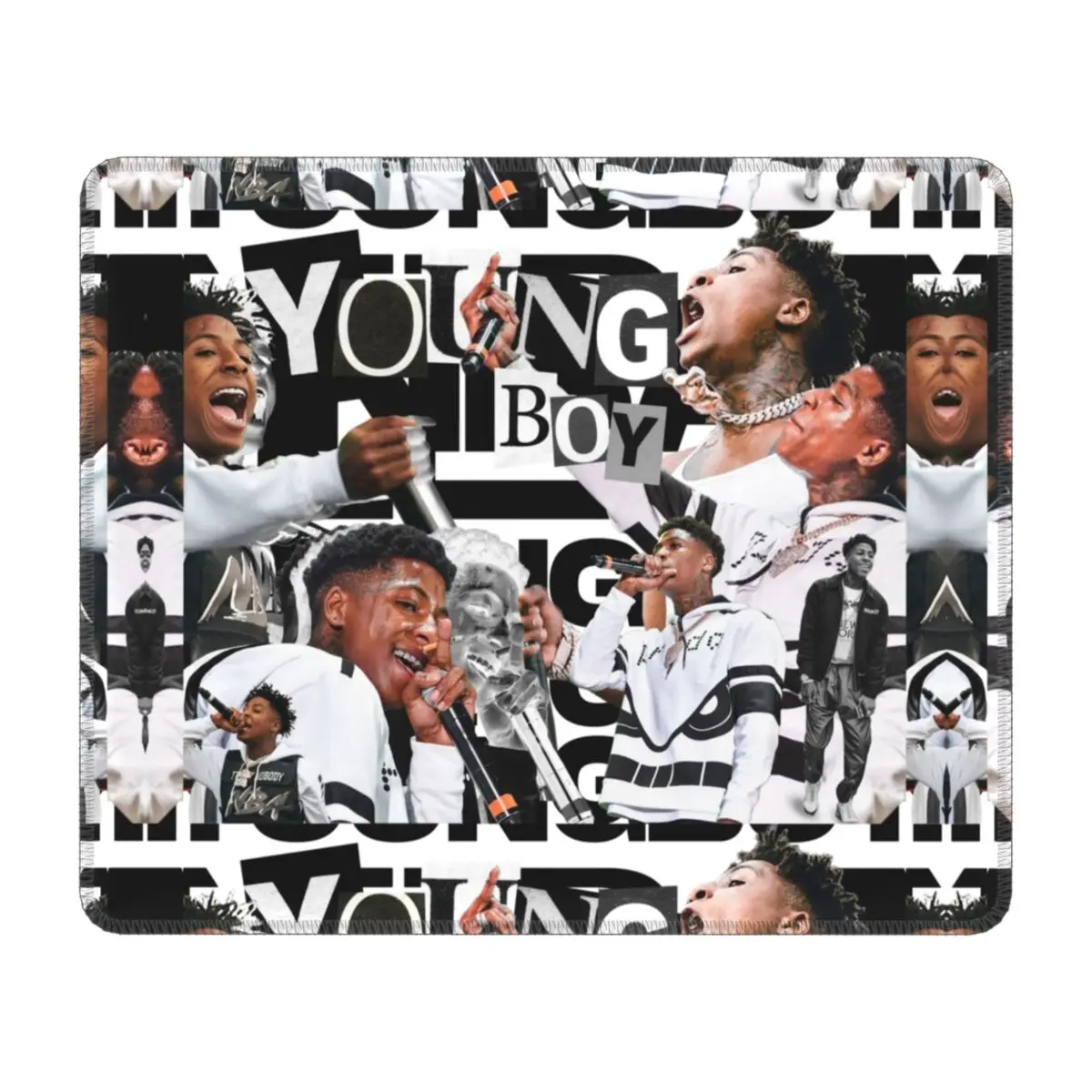 YoungBoy Never Broke Again Collage Mouse Pad Rubber Mousepad With Stitched Edges For Gaming Computer PC Rapper Singer Mouse Mat
YoungBoy Never Broke Again Collage Mouse Pad Rubber Mousepad With Stitched Edges For Gaming Computer PC Rapper Singer Mouse Mat