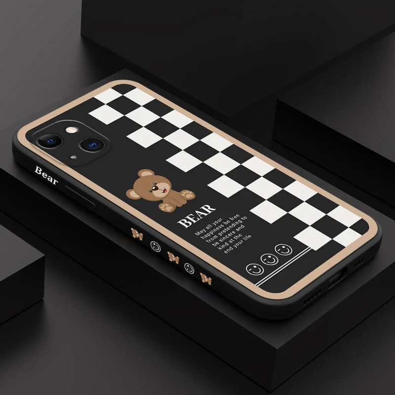 Cute Plaid Bear Phone Case For iPhone 13 12 11 Pro Max Mini X XR XS MAX SE2020 8 7 Plus 6 6S Plus Cover
Cute Plaid Bear Phone Case For iPhone 13 12 11 Pro Max Mini X XR XS MAX SE2020 8 7 Plus 6 6S Plus Cover