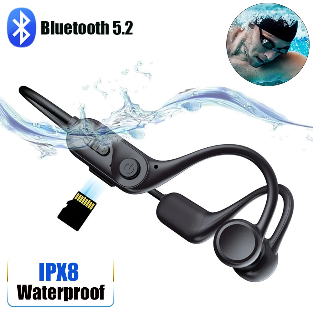 Беспроводные наушники с костной проводимостью, Bluetooth 5,2, для плавания, IPX8, водонепроницаемые наушники с поддержкой TF-карты, MP3, музыкальный пл...
Беспроводные наушники с костной проводимостью, Bluetooth 5,2, для плавания, IPX8, водонепроницаемые наушники с поддержкой TF-карты, MP3, музыкальный пл...
