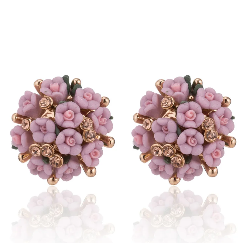 2022 Trendy Ceramic Flower Stud Earrings Handmade Fashion Jewelry Wedding Earrings Party Earrings for Women Arete
2022 Trendy Ceramic Flower Stud Earrings Handmade Fashion Jewelry Wedding Earrings Party Earrings for Women Arete