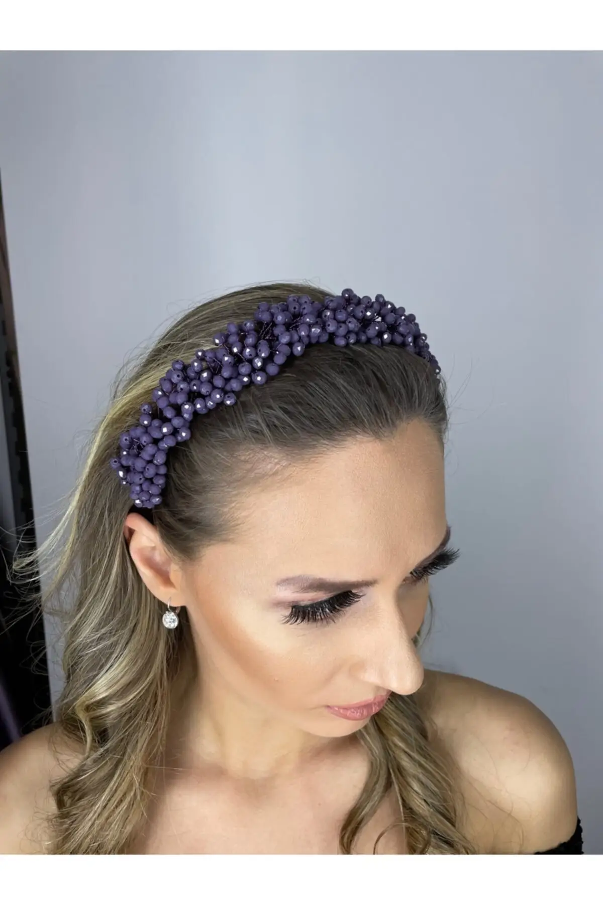 Bridal Accessories Crystal Beaded Matte Purple Crown Bridal Tiara Wedding Handmade For Bride And Bridesmaids
Bridal Accessories Crystal Beaded Matte Purple Crown Bridal Tiara Wedding Handmade For Bride And Bridesmaids