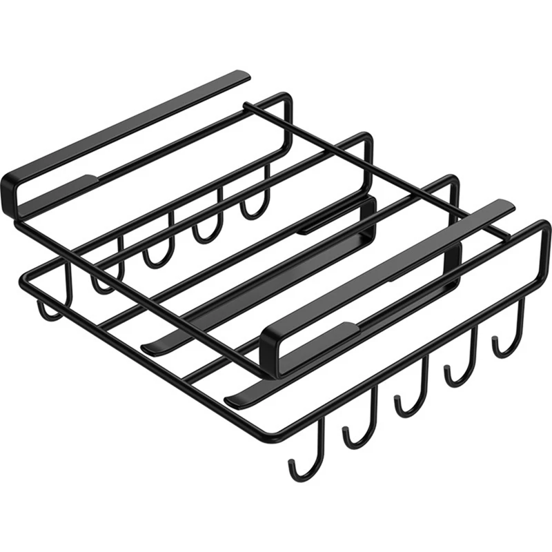 Stainless Steel Storage Rack Cookware Storage Rack Under Cabinet Kitchen Utensil Racks With 10 Hooks
Stainless Steel Storage Rack Cookware Storage Rack Under Cabinet Kitchen Utensil Racks With 10 Hooks