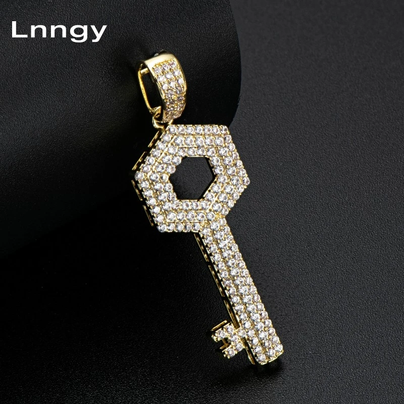 Lnngy Yellow Gold Key and Lock Vintage Charm Pendant for Men Women 14K Solid Gold Iced Out CZ Hip Hop Jewelry Gift For Party
Lnngy Yellow Gold Key and Lock Vintage Charm Pendant for Men Women 14K Solid Gold Iced Out CZ Hip Hop Jewelry Gift For Party
