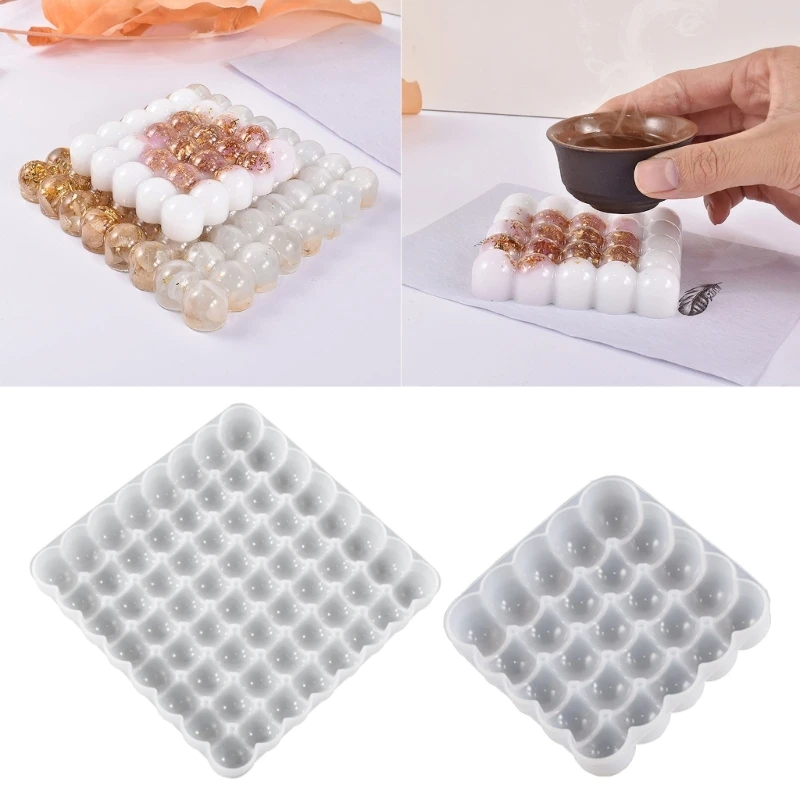 R3MC Coaster Silicone Resin Mold Half Bead Coaster Resin Mold Epoxy Casting Molds
R3MC Coaster Silicone Resin Mold Half Bead Coaster Resin Mold Epoxy Casting Molds