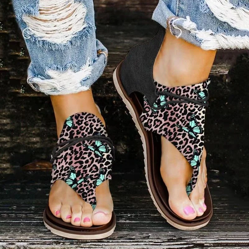 New Summer Woman Sandals Floral Butterfly Print Zipper Flat Open Toe Outdoor Breathable Beach Shoes Ladies Ankle Strap Sandals
New Summer Woman Sandals Floral Butterfly Print Zipper Flat Open Toe Outdoor Breathable Beach Shoes Ladies Ankle Strap Sandals
