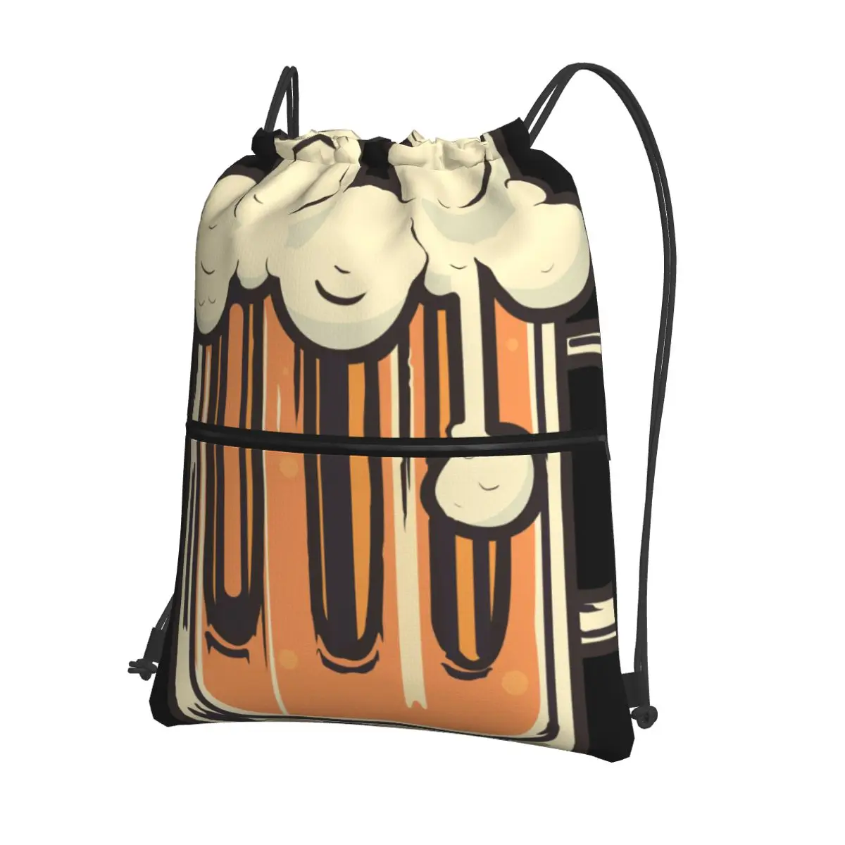 Drawstring Backpack Tote Gym Bag Sport Pack Unisex Large Capacity Lightweight Beach Backpack Beer 
Drawstring Backpack Tote Gym Bag Sport Pack Unisex Large Capacity Lightweight Beach Backpack Beer