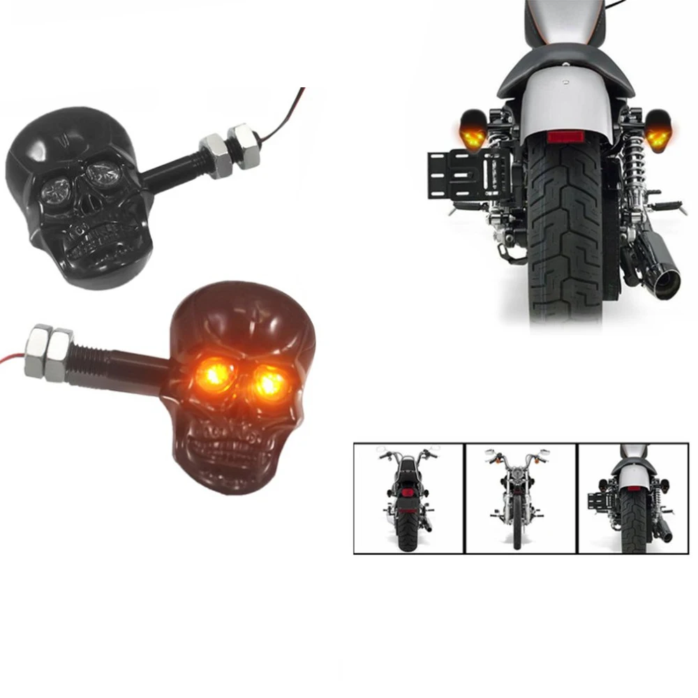 Universal Personalized Refit Punk Skull Shape Motorcycle Turn Signal Light Skeleton Head Headlight Front Head Light
Universal Personalized Refit Punk Skull Shape Motorcycle Turn Signal Light Skeleton Head Headlight Front Head Light
