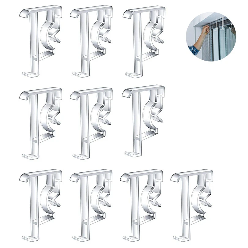 Window Shutter Hardware 10pcs 2 Inch Blinds Curtain Clips Clear Plastic Curtain Clips Curved Curtain Clips
Window Shutter Hardware 10pcs 2 Inch Blinds Curtain Clips Clear Plastic Curtain Clips Curved Curtain Clips