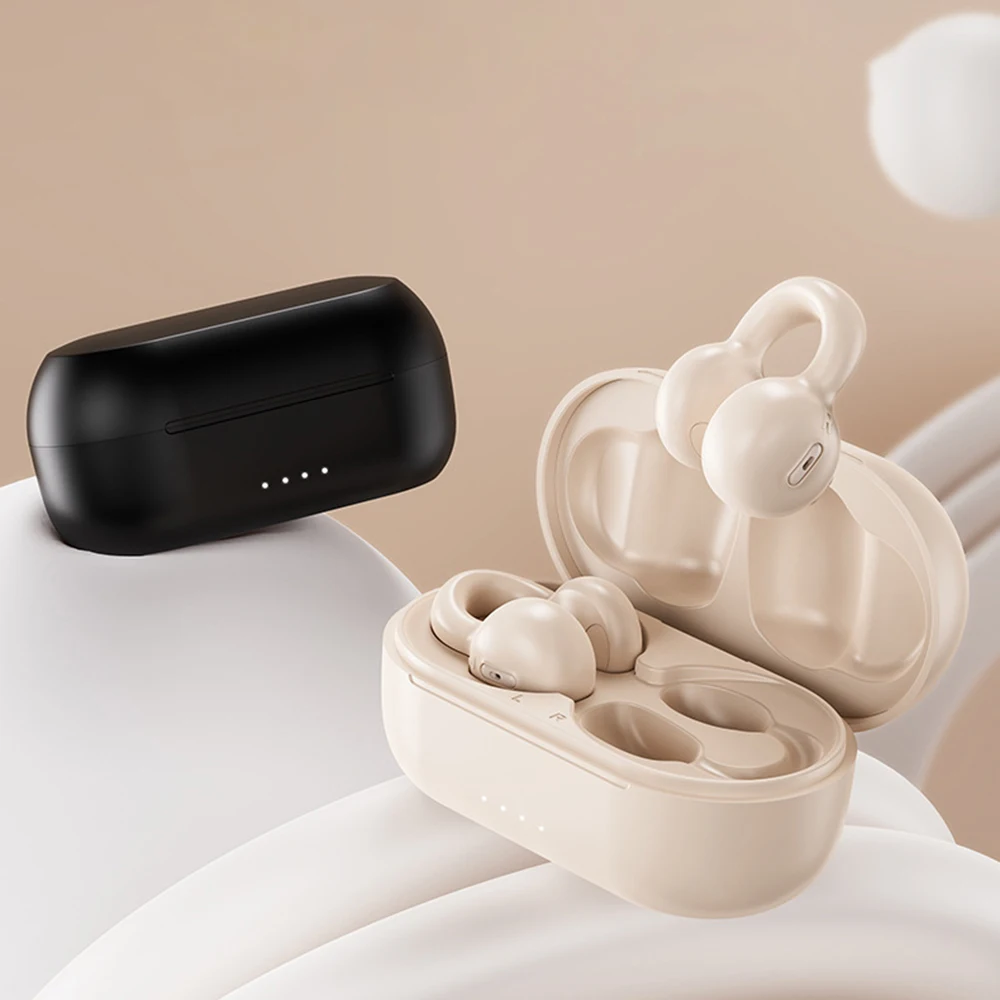Wireless Bone Conduction TWS Bluetooth Earphone 5.3 HiFi Ear Clip Earring With Ear Clip for Sports And Outdoor Activities
Wireless Bone Conduction TWS Bluetooth Earphone 5.3 HiFi Ear Clip Earring With Ear Clip for Sports And Outdoor Activities