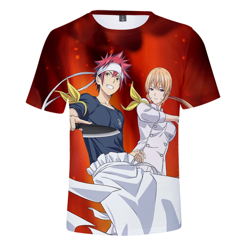 Classic Manga Food Wars 3D Printed T Shirt Unisex Harajuku Fashion T-Shirt Casual Summer Short Sleeve Sweatshirt Round Neck Tops
Classic Manga Food Wars 3D Printed T Shirt Unisex Harajuku Fashion T-Shirt Casual Summer Short Sleeve Sweatshirt Round Neck Tops