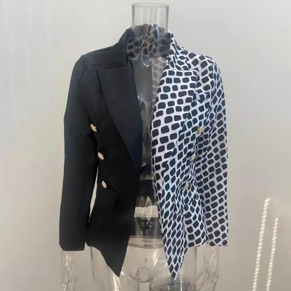 Color Matching Stylish Women's Double Breasted with Colorful Print Slim Fit for Autumn Winter Fashion Casual Cardigan Jacket
Color Matching Stylish Women's Double Breasted with Colorful Print Slim Fit for Autumn Winter Fashion Casual Cardigan Jacket