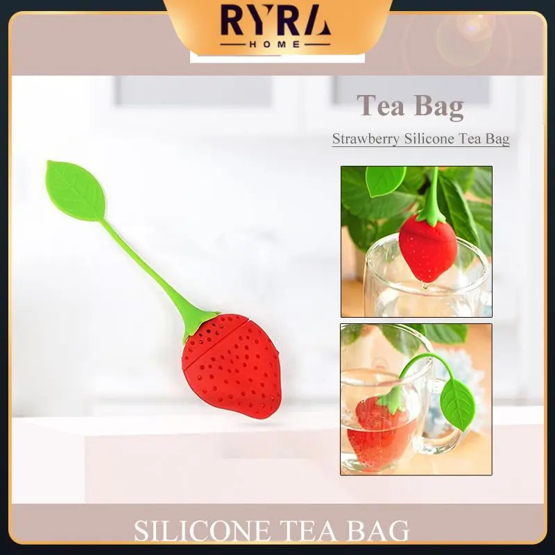 Creative Tea Infuser Ball Teaware Diffuser Teabag Loose Tea Leaf Silicone Kitchen Accessories Herbal Spice Filter Strawberry Bag
Creative Tea Infuser Ball Teaware Diffuser Teabag Loose Tea Leaf Silicone Kitchen Accessories Herbal Spice Filter Strawberry Bag