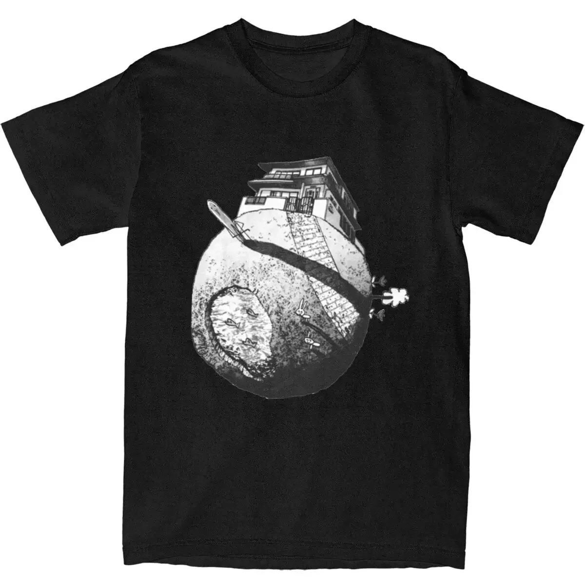 Мужские и женские футболки Oyasumi pundul хлопковая Футболка Merch Goodnight манга одежда