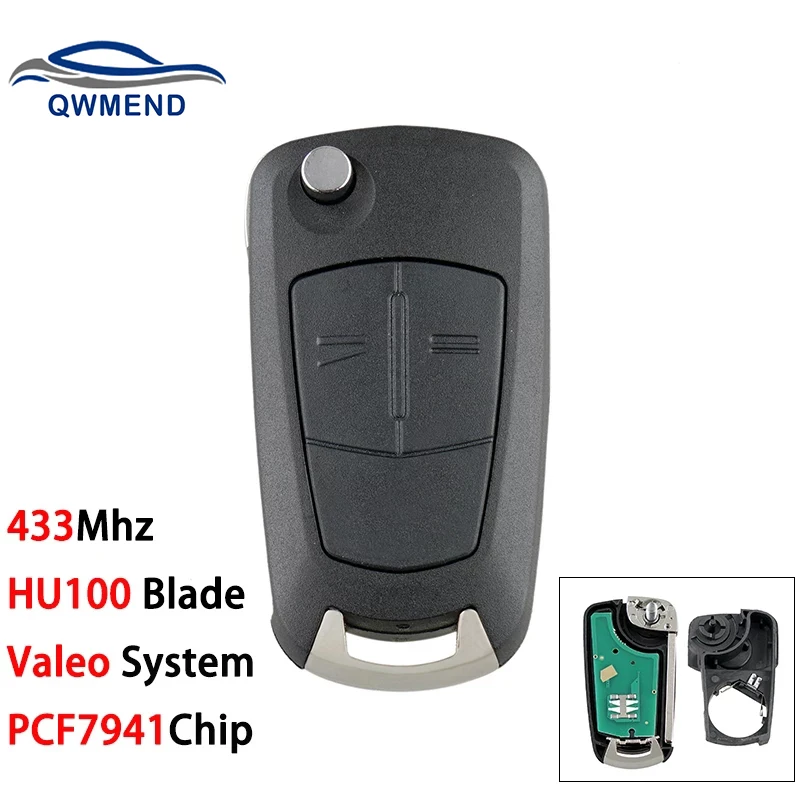 QWMEND Valeo System for Opel Key PCF7941 Chip Smart Car Key for Opel/Vauxhall Astra H 2004-2009, Zafira B 2005-2013 Remote Key
QWMEND Valeo System for Opel Key PCF7941 Chip Smart Car Key for Opel/Vauxhall Astra H 2004-2009, Zafira B 2005-2013 Remote Key