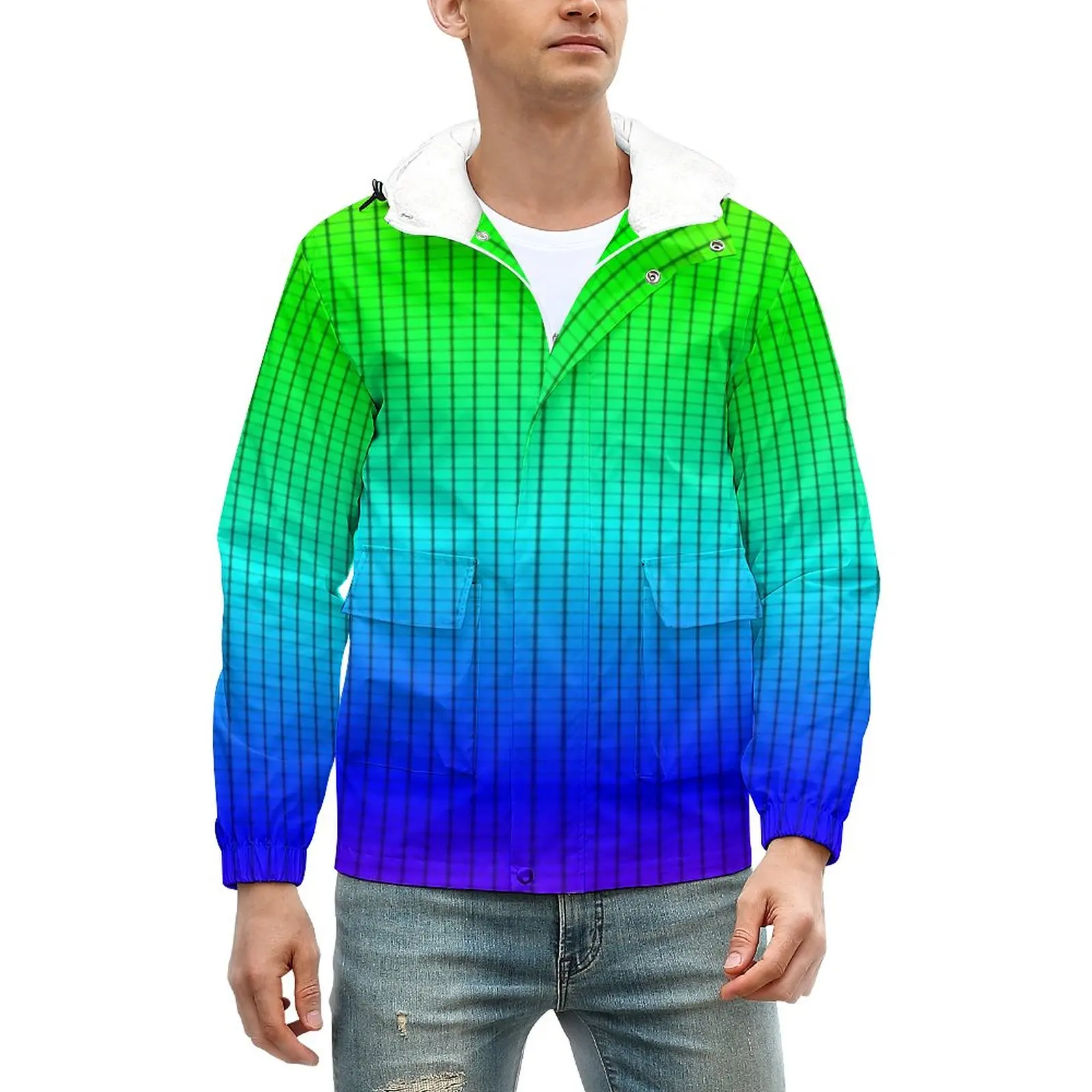 Ombre Shaded Thick Jackets Rainbow Neon Hooded Winter Coats Men Modern Casual Jacket Printed Loose Oversize Windbreakers Gift
Ombre Shaded Thick Jackets Rainbow Neon Hooded Winter Coats Men Modern Casual Jacket Printed Loose Oversize Windbreakers Gift