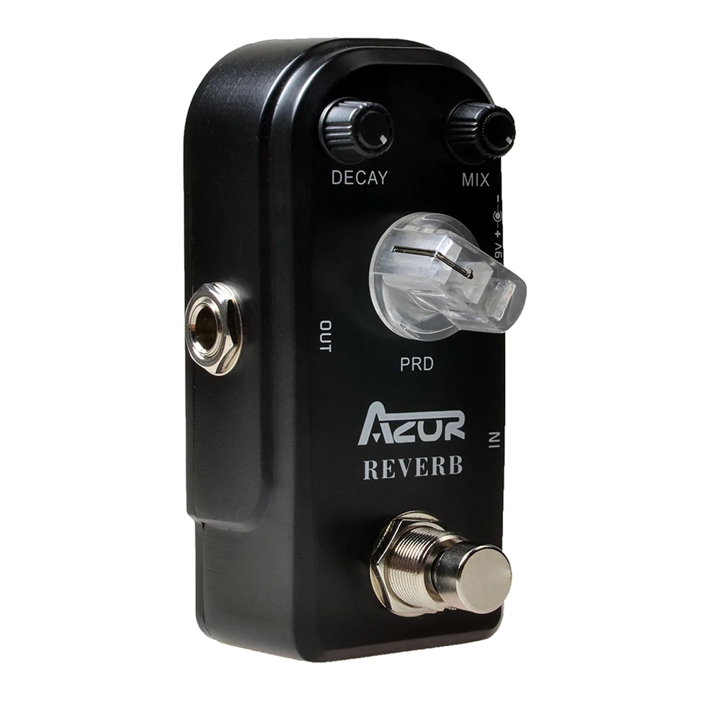 AZOR AP-312 цифровая реверберационная педаль для гитары с True Bypass из алюминиевого сплава, регулировка оттенков реверберации, время задержки, запч...
AZOR AP-312 цифровая реверберационная педаль для гитары с True Bypass из алюминиевого сплава, регулировка оттенков реверберации, время задержки, запч...