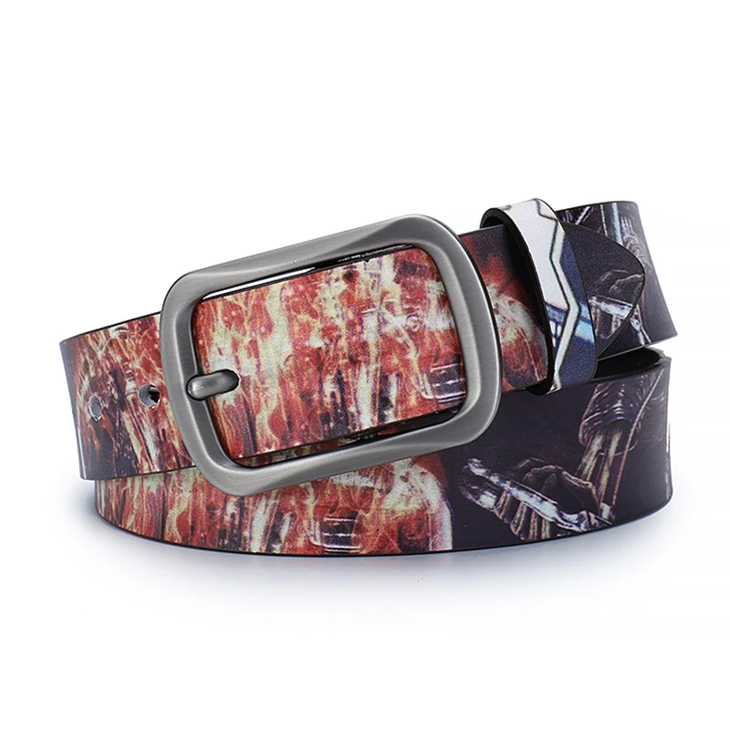 Punk Printed Graffiti Belt Vintage Belt Men Belt for Woman Cow Genuine Leather Strap Designer Belts Male Genuine Leather Belt
Punk Printed Graffiti Belt Vintage Belt Men Belt for Woman Cow Genuine Leather Strap Designer Belts Male Genuine Leather Belt