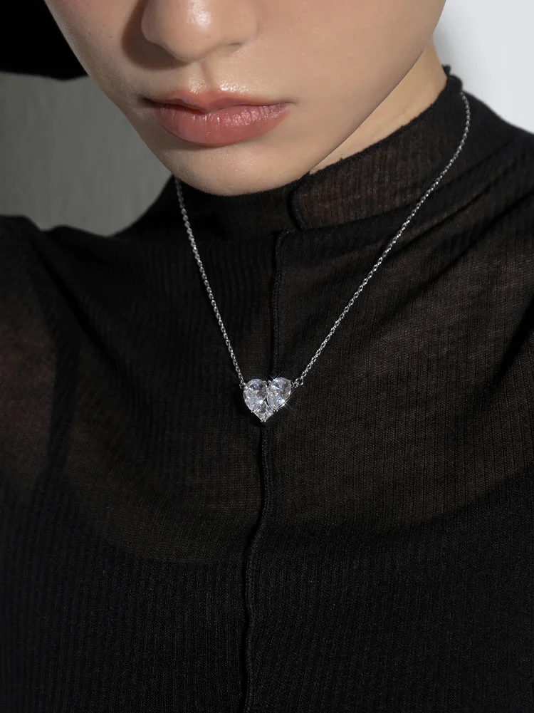 Timeless Wonder Shiny Zirconia Heart Charm Chains Necklace for Women Designer Jewelry Trendy Fashion Korean Runway Gift Top 4317
Timeless Wonder Shiny Zirconia Heart Charm Chains Necklace for Women Designer Jewelry Trendy Fashion Korean Runway Gift Top 4317