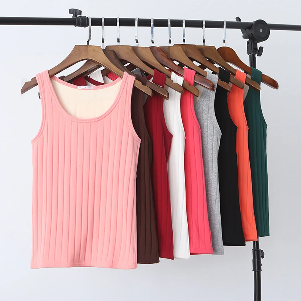 Women Thermal Vest Sleeveless Cotton Underwear Ribbed Winter Clothing Dressing Clothes Thickened Casual Basic Top
Women Thermal Vest Sleeveless Cotton Underwear Ribbed Winter Clothing Dressing Clothes Thickened Casual Basic Top