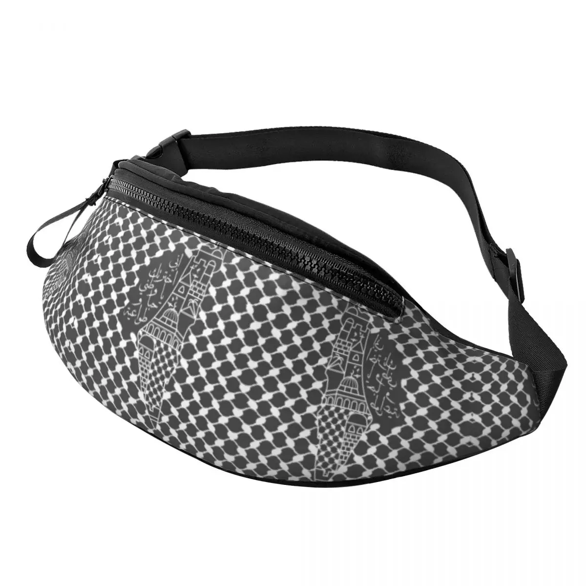 Arabic Calligraphy Palestinian Map And Kufiya Fanny Pack Men Women Palestine Crossbody Waist Bag for Hiking Phone Money Pouch
Arabic Calligraphy Palestinian Map And Kufiya Fanny Pack Men Women Palestine Crossbody Waist Bag for Hiking Phone Money Pouch