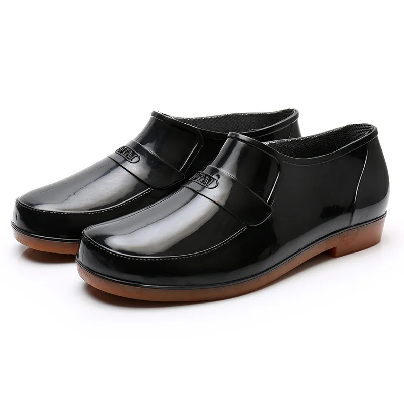 Men's Labor Safety Boots Waterproof High Non-slip Rain Boots Tendon Soles Wear-resistant Black Short Rubber Water Boots 39-45
Men's Labor Safety Boots Waterproof High Non-slip Rain Boots Tendon Soles Wear-resistant Black Short Rubber Water Boots 39-45