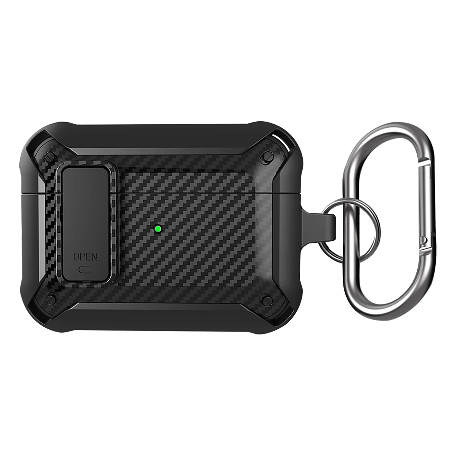 Carbon Fiber Pattern Anti-fall Anti Scratch Protective Case Accessories With Hook Cover Compatible For Apple Earphone 1 2 3 Pro
Carbon Fiber Pattern Anti-fall Anti Scratch Protective Case Accessories With Hook Cover Compatible For Apple Earphone 1 2 3 Pro