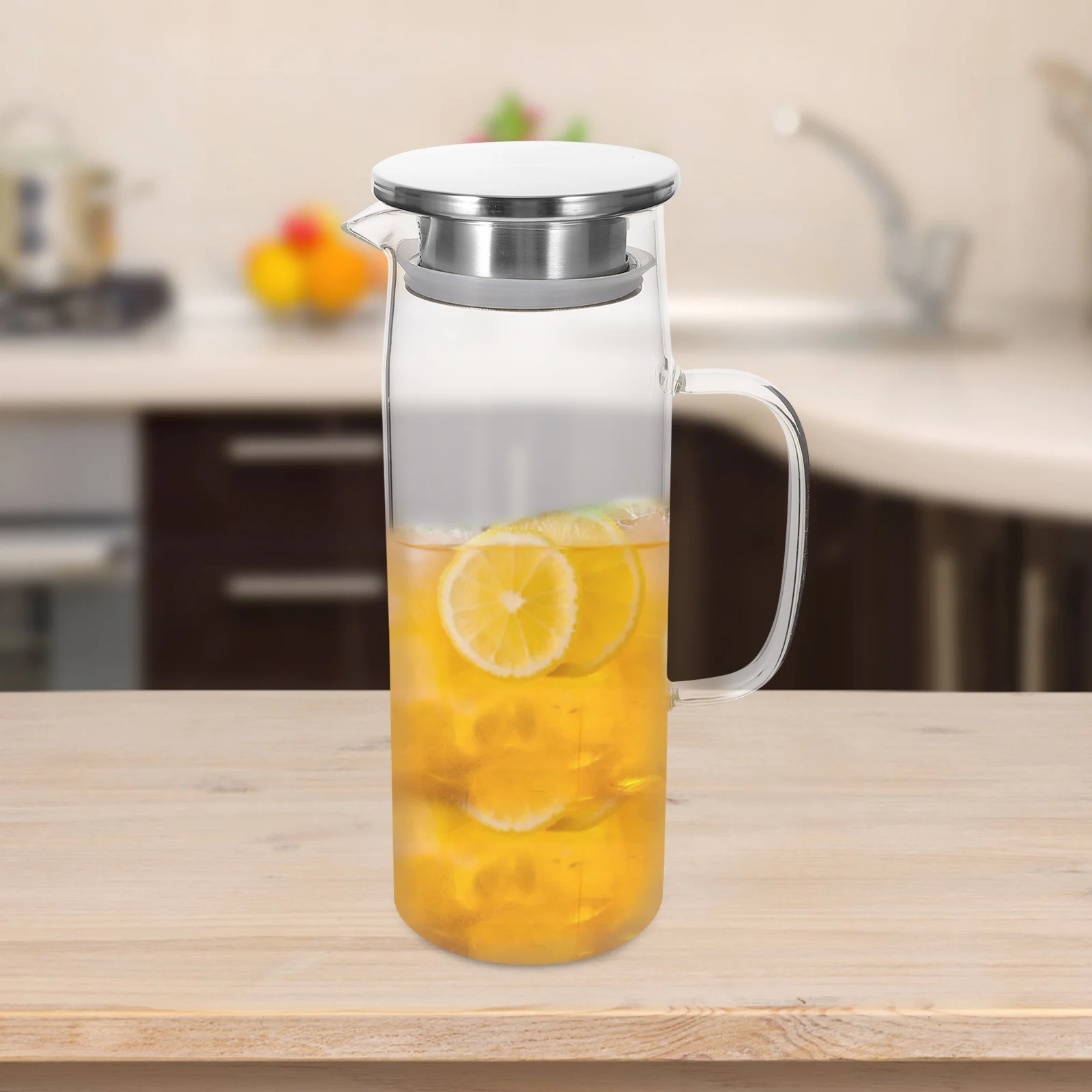 Jug Glass Water Pitcher Tea Kettlejuice Cold Lid Fridgebeverageicedspout Lemonadejar Teapothot Fruit Cocktail Decanter Drink
Jug Glass Water Pitcher Tea Kettlejuice Cold Lid Fridgebeverageicedspout Lemonadejar Teapothot Fruit Cocktail Decanter Drink