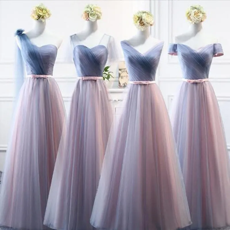 A-Line Long Sleeveless Bridesmaid Dresses Floor-Length Simple Tulle Vestidos Bridesmaid Skirt Prom Gown
A-Line Long Sleeveless Bridesmaid Dresses Floor-Length Simple Tulle Vestidos Bridesmaid Skirt Prom Gown